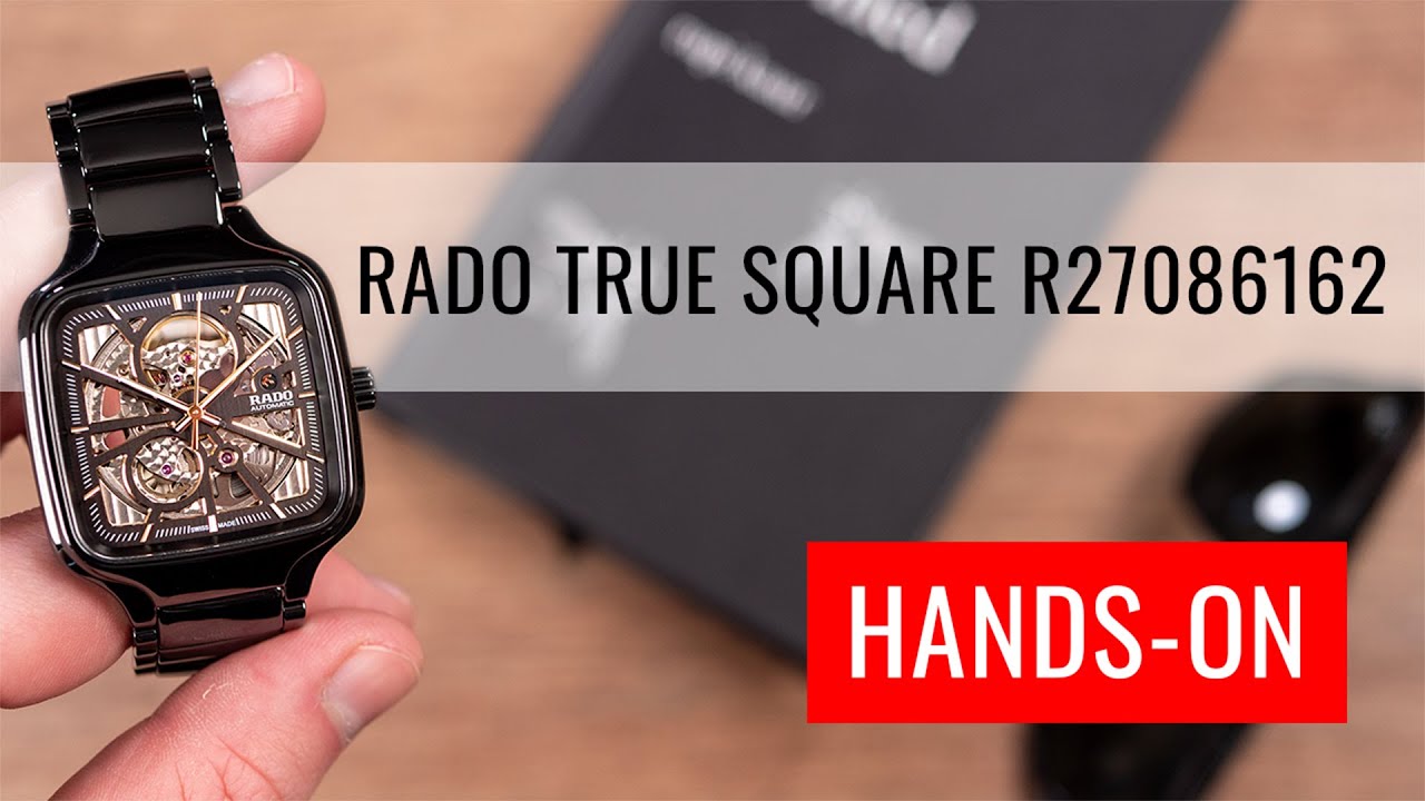 HANDS-ON: Rado True Square Open Heart Automatic R27086162