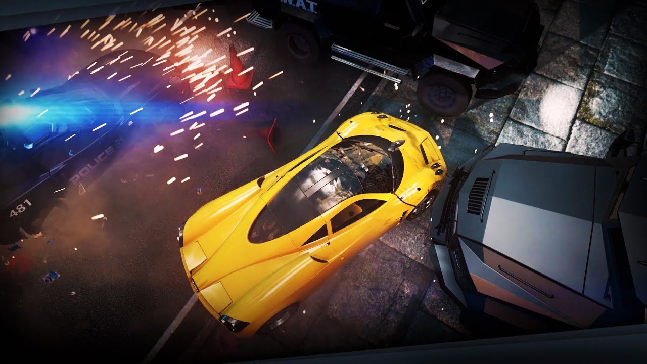 NFS Most Wanted | Police Chase Max Heat Level Escape | Pagani Huayra vs Police