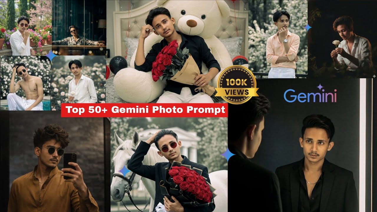 Top 50+ Gemini Photo Editing Prompt | Google Gemini Boys Photo Editing Prompt #ai #prompt 