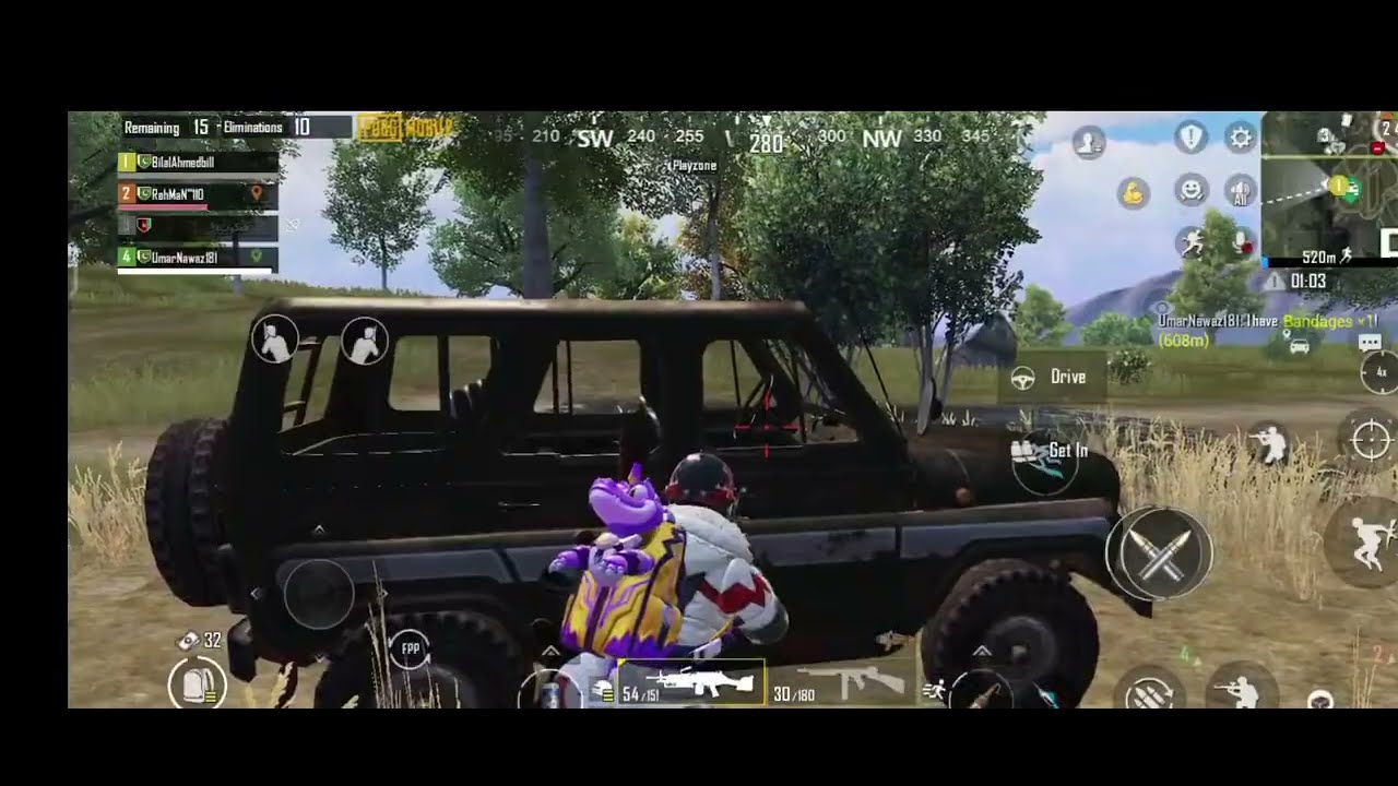 13 kills PubG Mobile thirteen eliminations 