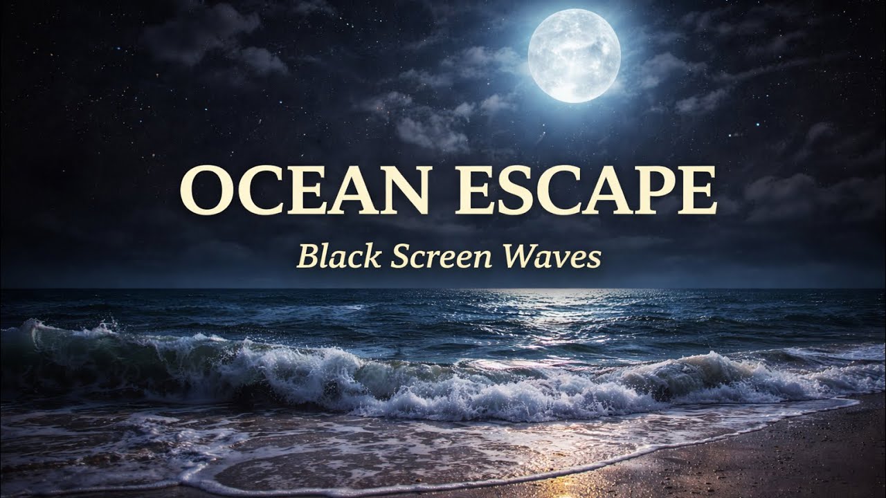 🌴 Gentle Ocean Waves for Sleeping | 2 Hours of Relaxing Beach Ambience 🌊