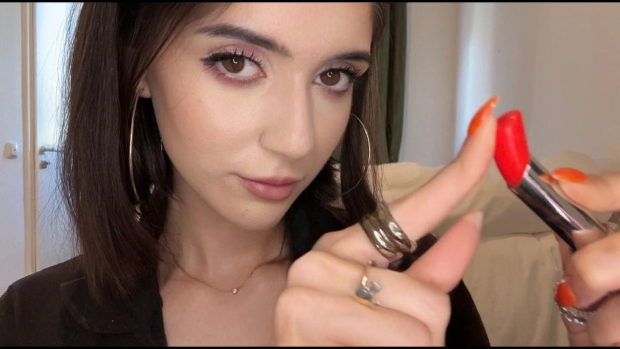 ASMR Big Sis Does Your Fake Makeup ✨