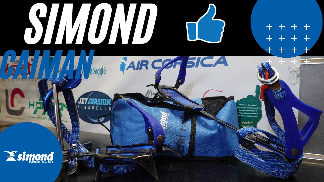 NOS CRAMPONS DE RANDONNEES GALCIAIRES DE LA MARQUE SIMOND 