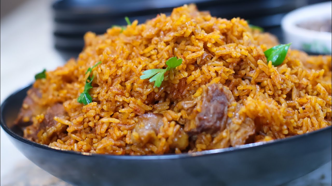 Toolo Beef Jollof / Salted Beef Jollof