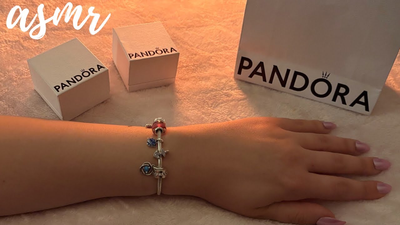 ASMR Pandora Charm Unboxing 💗whispers, gentle tapping