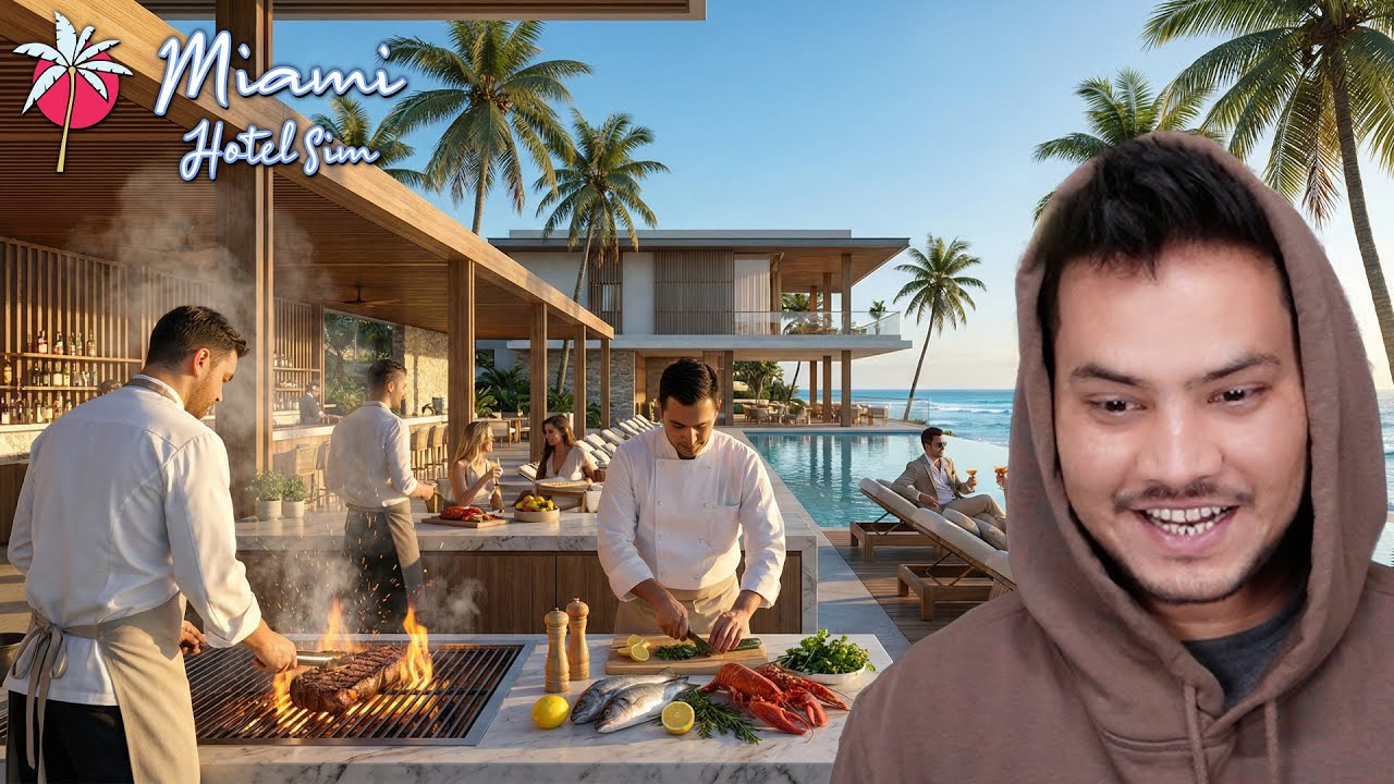 Now We Have Kitchen Service In Our Hotel - Miami Hotel Sim