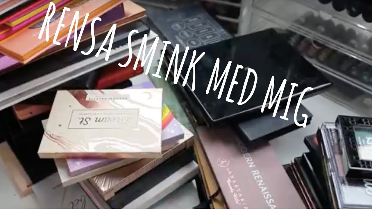Rensa smink med mig - &Ouml;gonskuggspaletter!