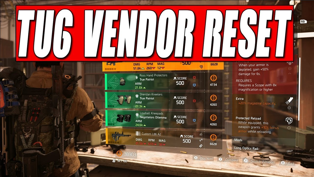 The Division 2 - TU6 Vendor Reset