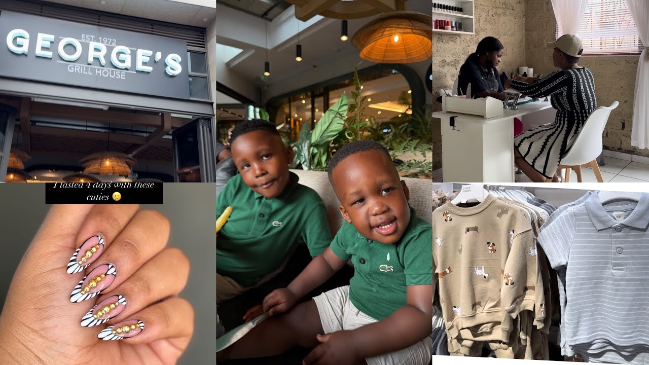 MINI VLOG// SHOPPING || LUNCH ||  NAILS MAINTENANCE || SOUTH AFRICAN YOUTUBER ❤️❤️