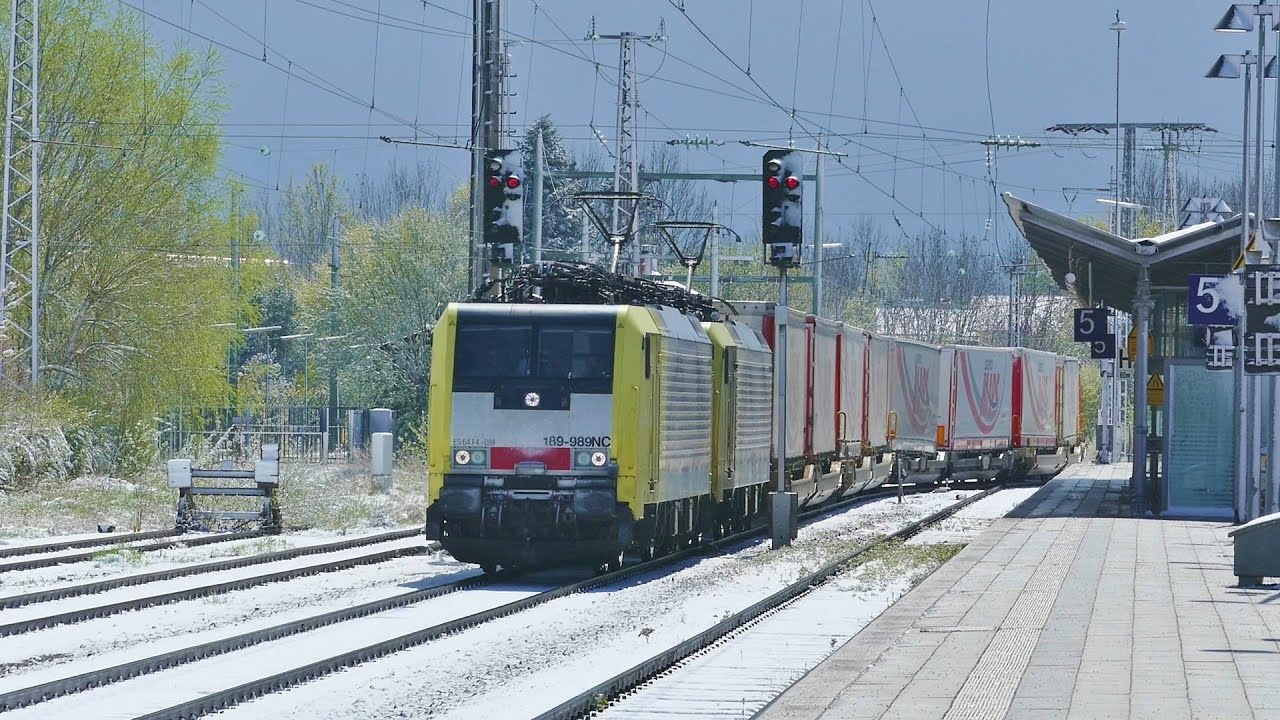Aprilwetter und Umleiterzüge in Holzkirchen   - Teil 2 -