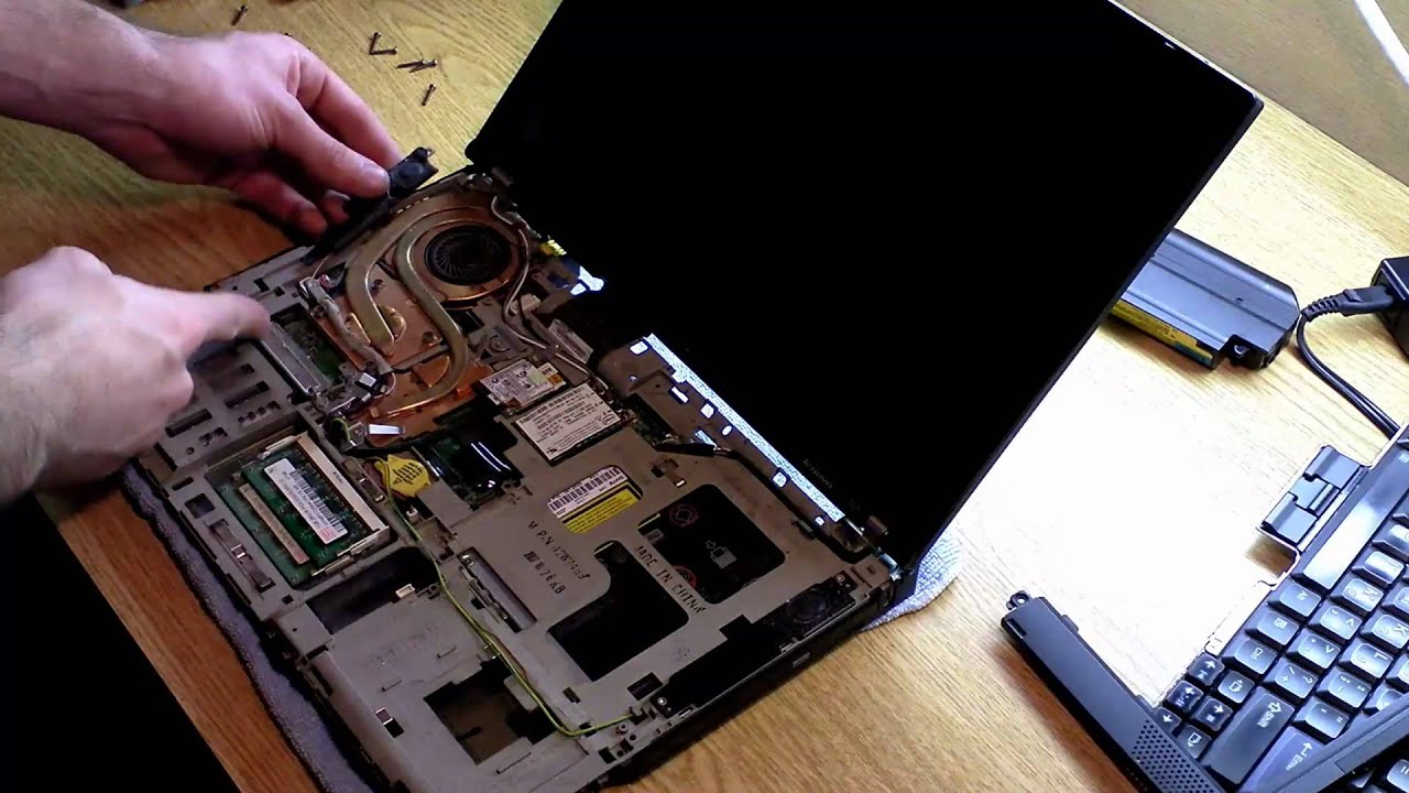 Tutorial: How to replace Thinkpad T61 CPU Fan HSF, Fix Fan Error, Cool down CPU!