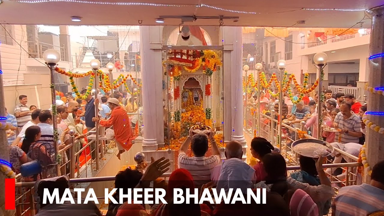 Thousands of KPs Throng Jammu Based Mata Kheer Bhawani Temple, Pay Obeisance