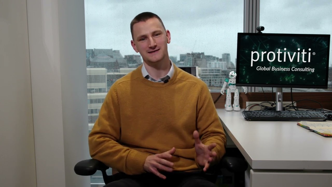 Take a glimpse into Peter Yates' graduate experience at Protiviti UK