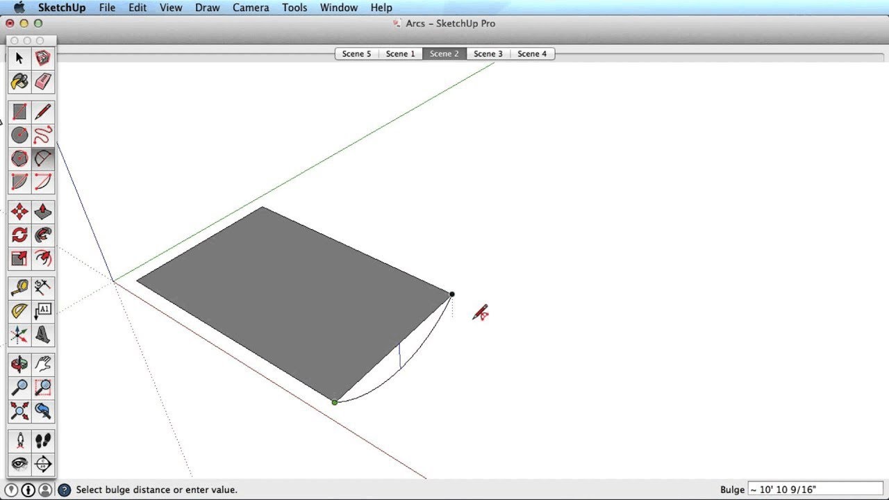 SketchUp Training Series: Arc Tool