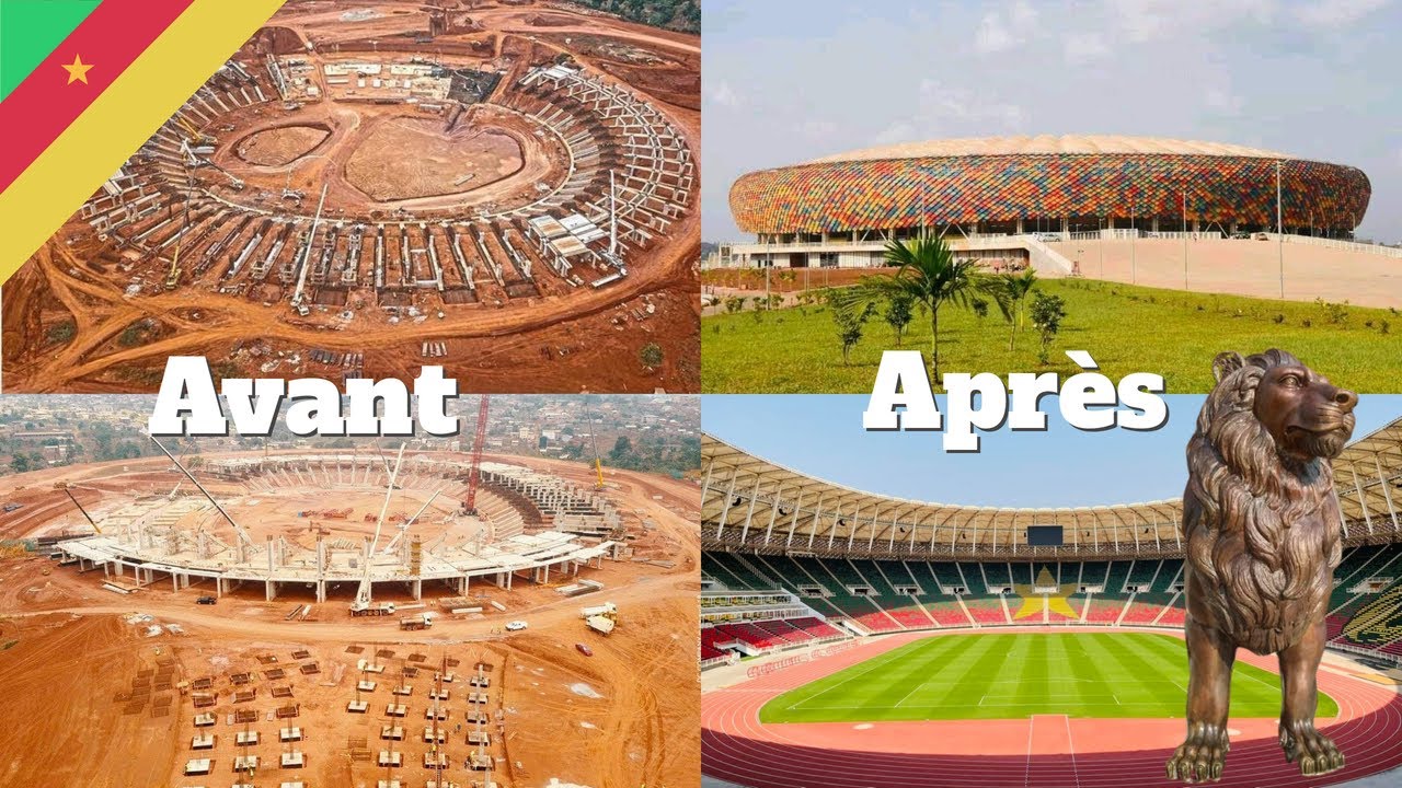Stade Olembe Yaoundé - Les étapes de la construction