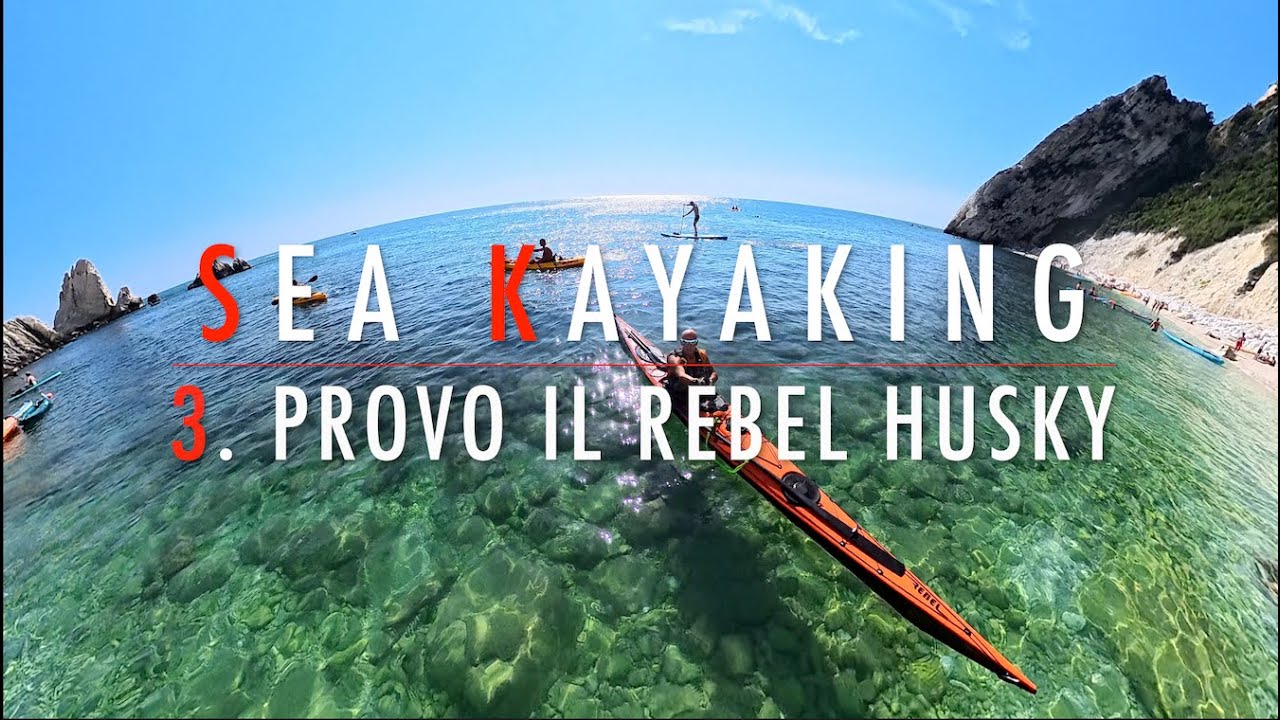 4K 🔴 Sea Kayaking 🔴 3. Provo il Rebel Husky 🔴 Insta360 X5 🔴 13.8.2025