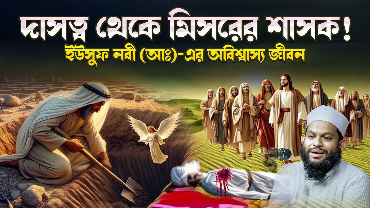 দাসত্ব থেকে মিসরের শাসক: ইউসুফ নবী (আঃ)-এর অবিশ্বাস্য জীবন | Bangla Waz 2026