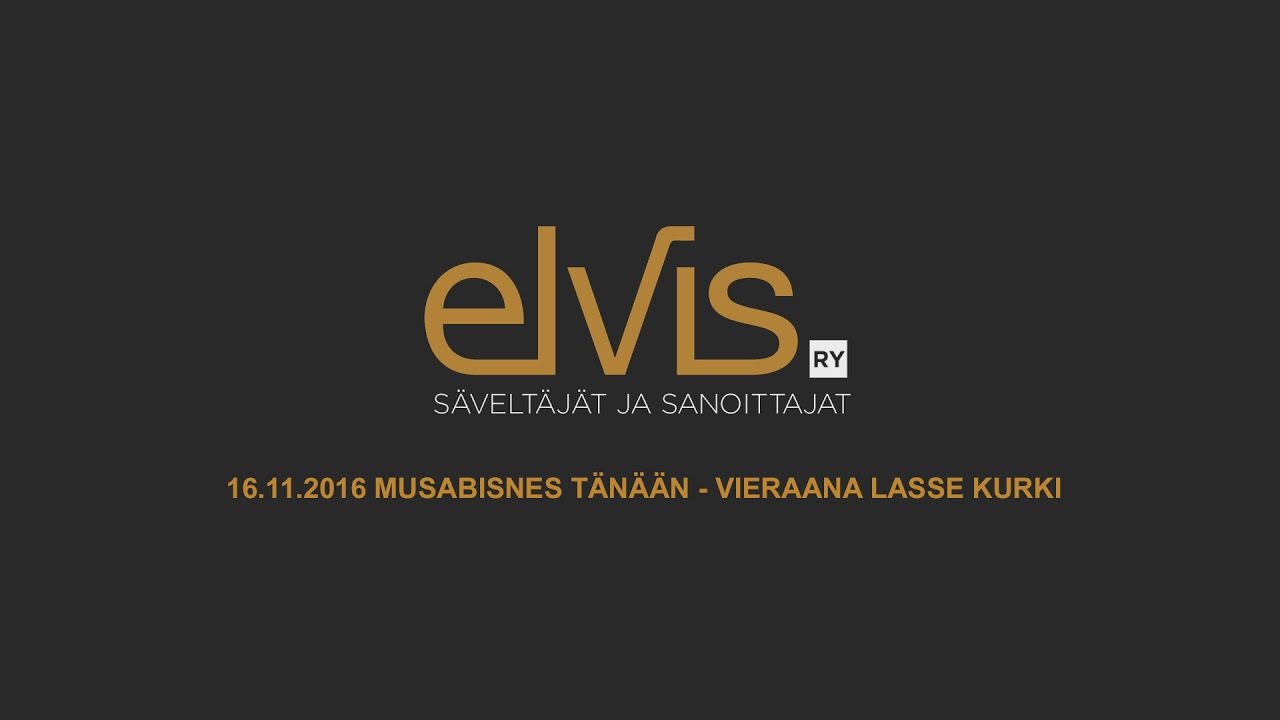 16.11.2016 Musabisnes t&auml;n&auml;&auml;n - vieraana Lasse Kurki