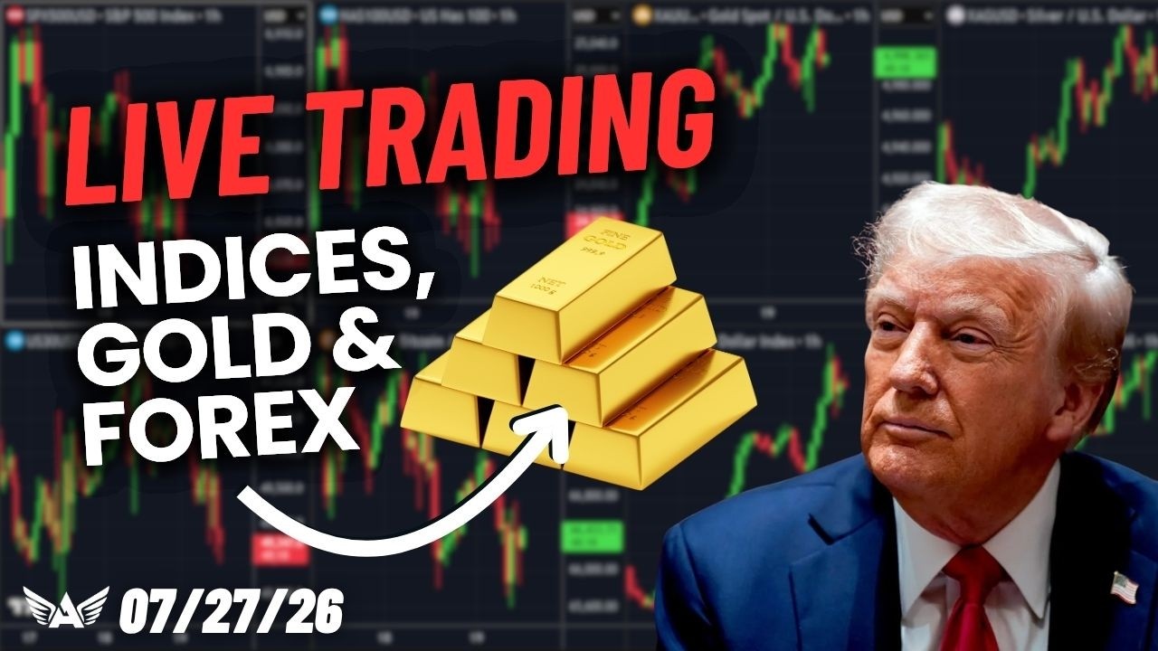 LIVE Trading Gold, Nasdaq, Forex | A1 Trading Show