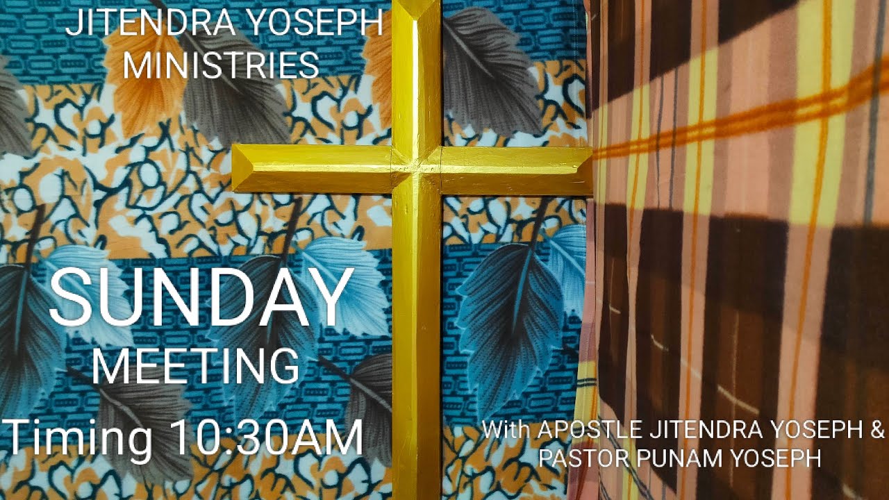 ✨SUNDAY MEETING | WORD OF GOD ✨ (08-03-2026) @JitendraYosephMinistries 
