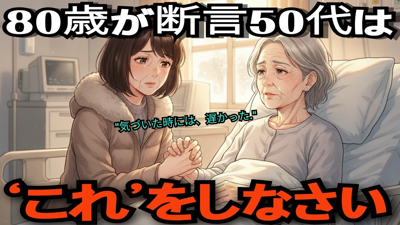 80歳になった今、はっきり言えます　50代の時間は「これ」に使いなさい