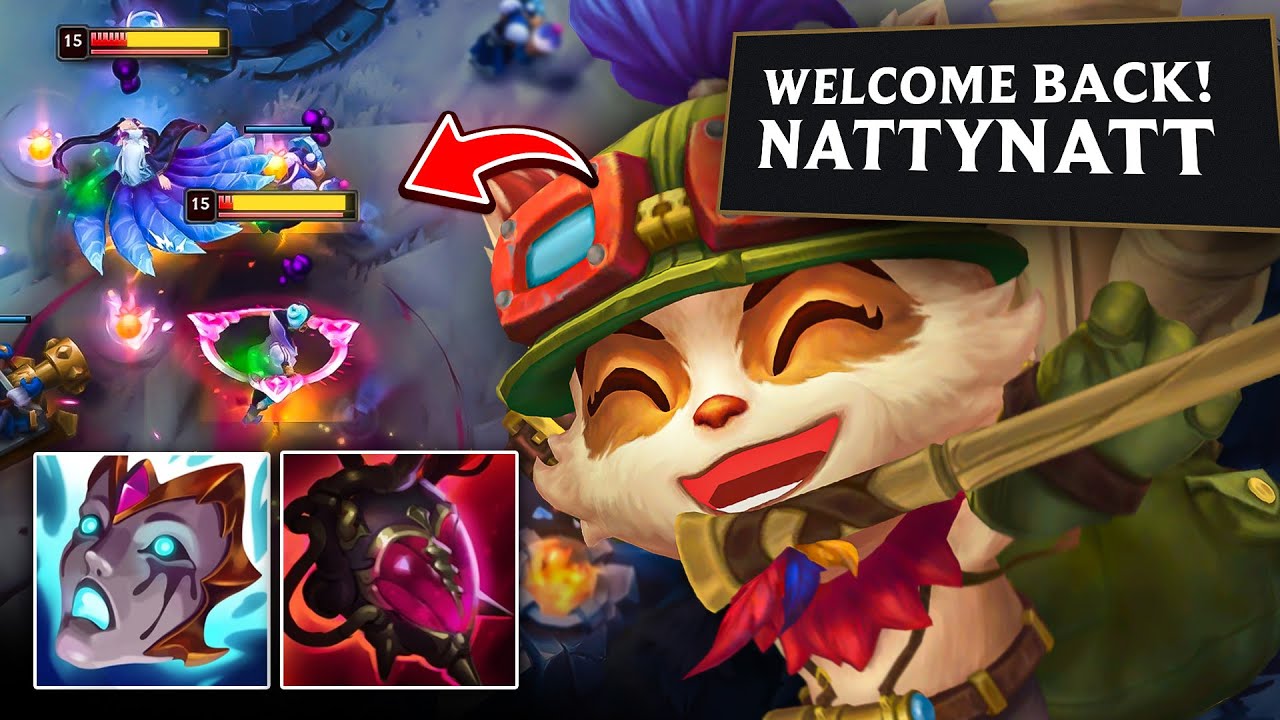 WELCOMING BACK RANK 1 KOREA @LoLNattyNatt WITH TEEMO JUNGLE...