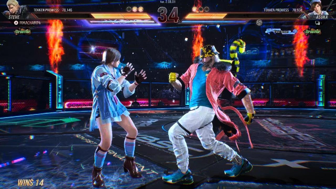 Steve Vs Asuka 2