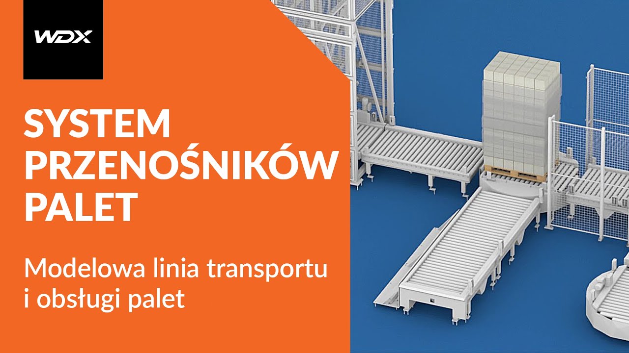 Automatyzacja magazynu - system przenośników palet | WDX