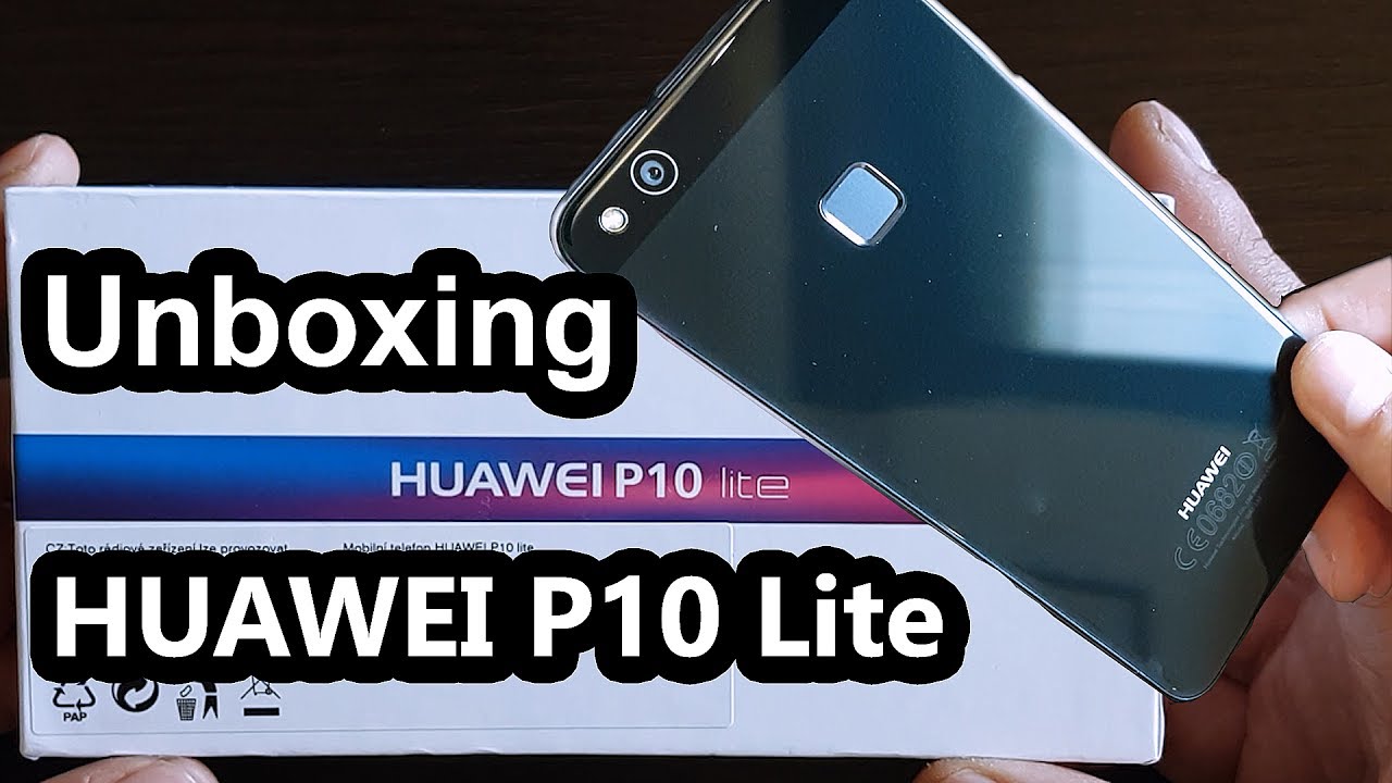 HUAWEI P10 Lite Unboxing (black)
