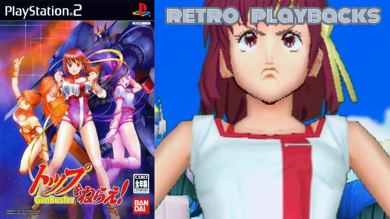 Gunbuster Aim For The Top (トップをねらえ!  Toppu o Nerae!)/ Sony Playstation 2 / RGB RetroTink5x Pro
