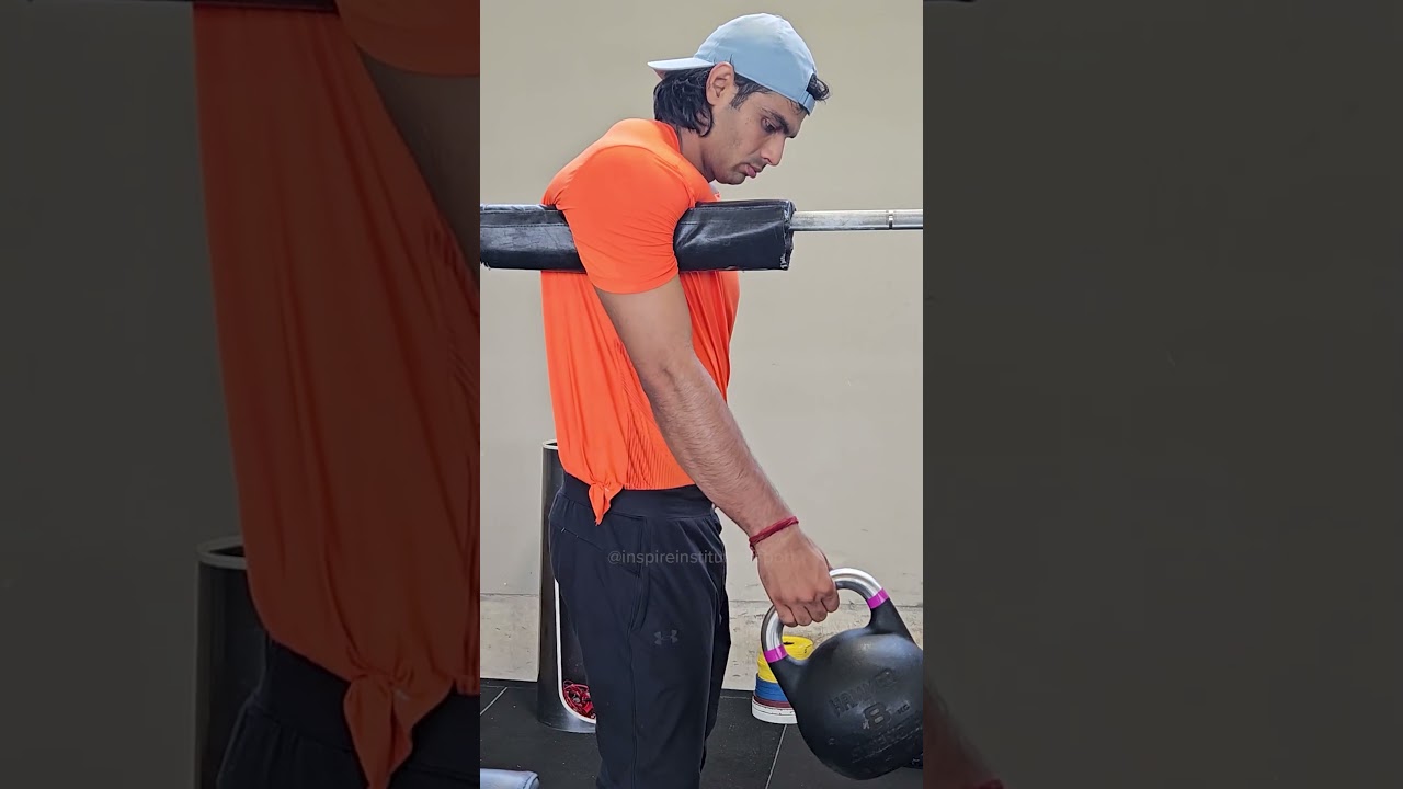 Grit and grind! 💪 #NeerajChopra in training mode 💥