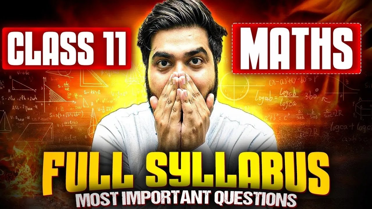 Full Syllabus Class 11 Maths Practice 🧠   Must Watch Before CBSE 2026 Exam!