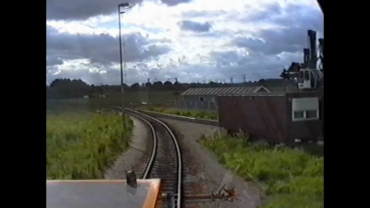 MK rangering i Taulov - Train drivers view