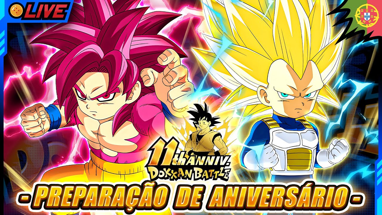 EVENTOS E MISSÕES DE PREPARAÇÃO PARA O 11º ANIVERSÁRIO - LIVE DBZ Dokkan Battle (Português)
