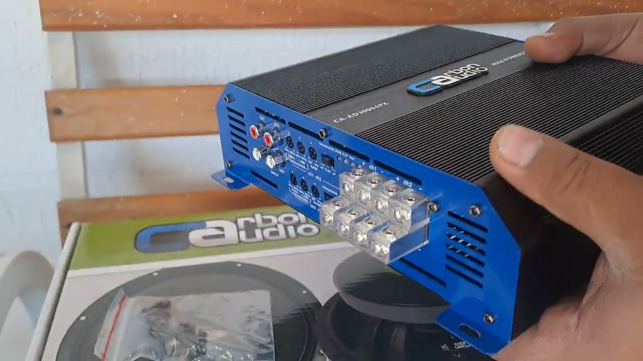 Medios carbon audio de 9 pulgadas misil 3000w con amplificador carbon de 6000w
