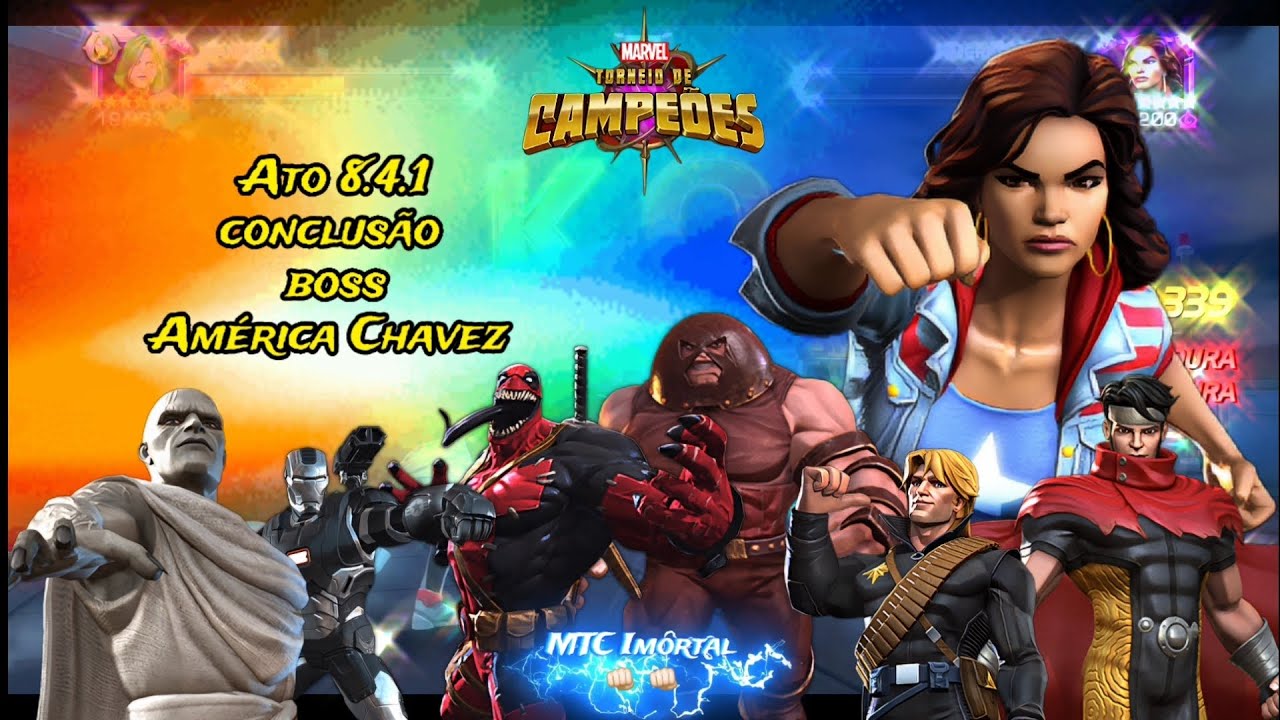 @mtcimortal Ato 8.4.1 conclusão/boss América Chavez | Marvel | Mcoc | Mtc | torneio de campeões.