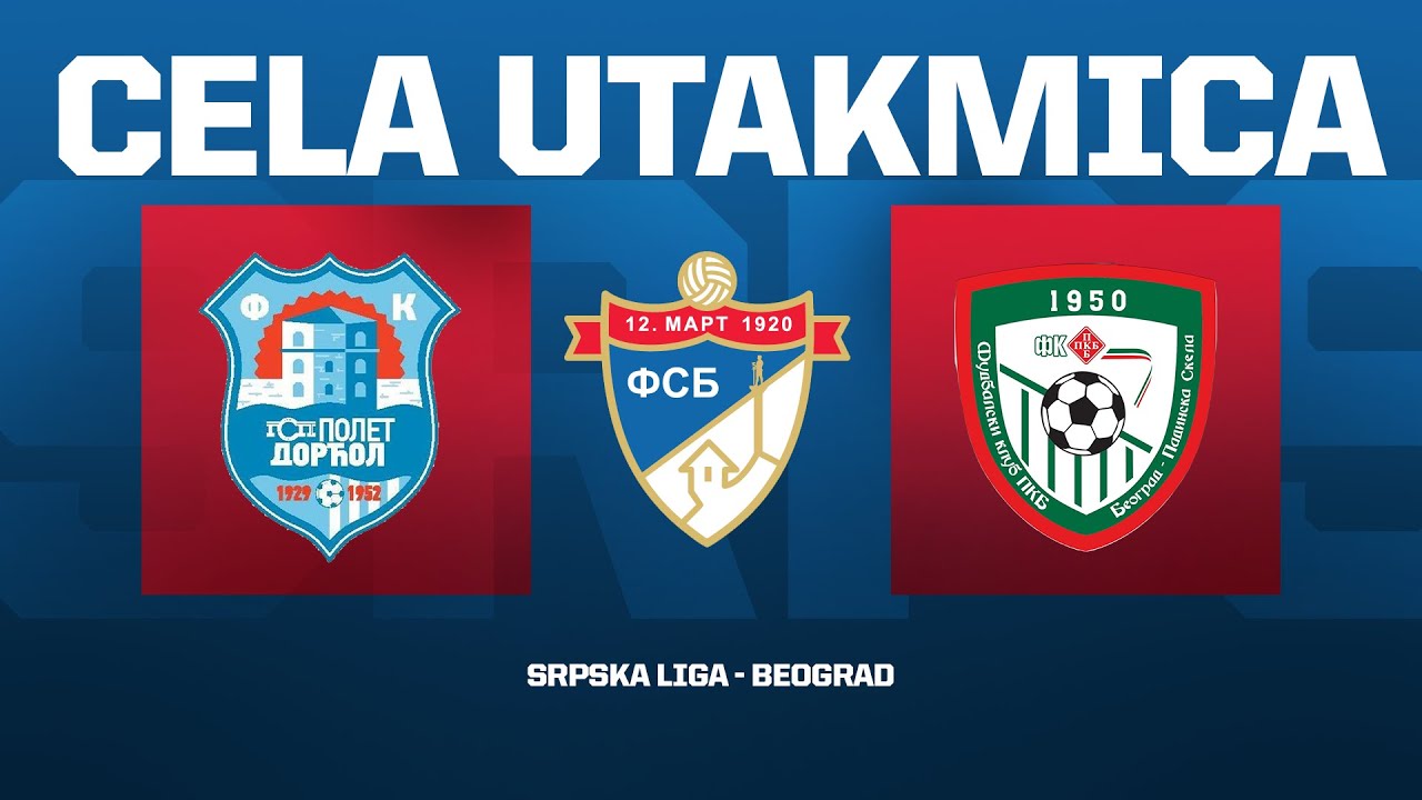 GSP POLET DORĆOL - PKB 1950 Srpska Liga Beograd 25/26 - 13. Kolo