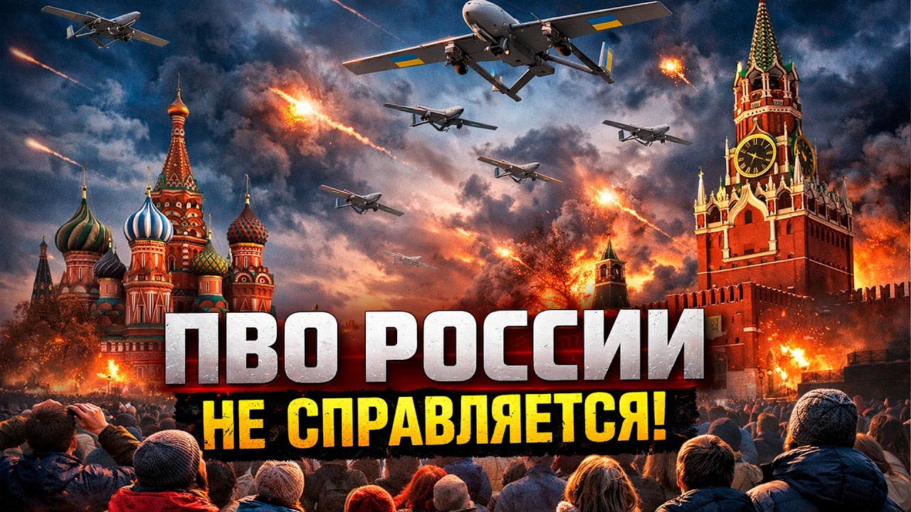 Провал ПВО РФ: Как дроны ВСУ держат в страхе всю Россию
