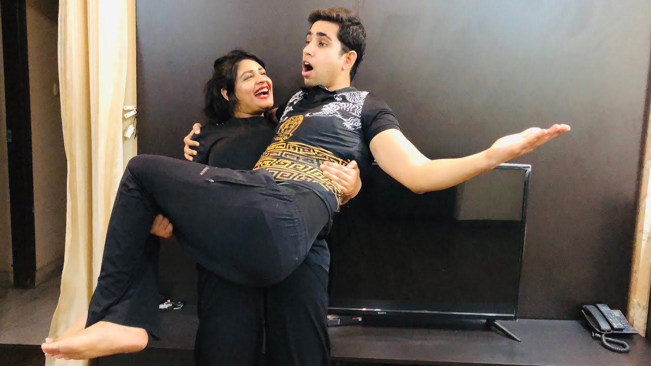 My Wife Lifted Me -Daksh Vs Saumya -Husband Wife Funny video