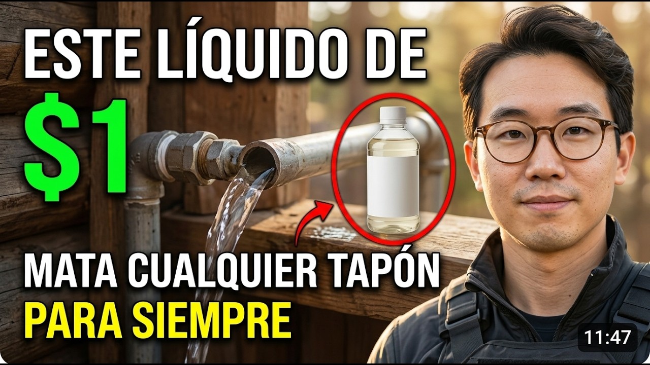 Este Líquido de $1 Mata Cualquier Tapón PARA SIEMPRE. Los Plomeros Lo Odian