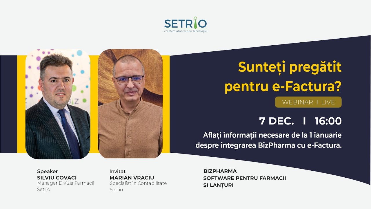 Sunteți pregătit pentru e-Factura?