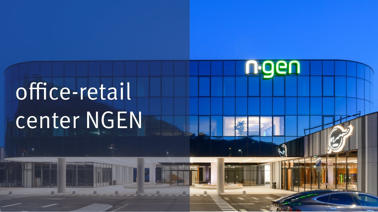 Office-retail center NGEN in Žirovnica