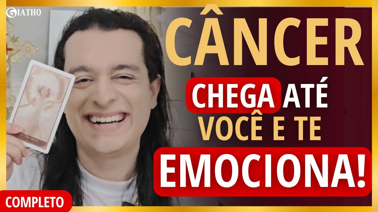 CÂNCER MARÇO 2026, Delícia! Trancado, Une Muito, Justiçada, Tarot do Signo