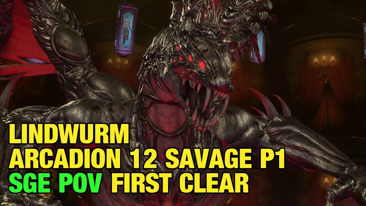 Arcadion M12S Phase 1 First Clear - Lindwurm - SGE PoV