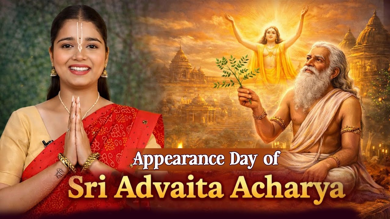 जिस भक्त की पुकार पर अवतरित हुए चैतन्य महाप्रभु | Appearance Day of Sri Advaita Acharya