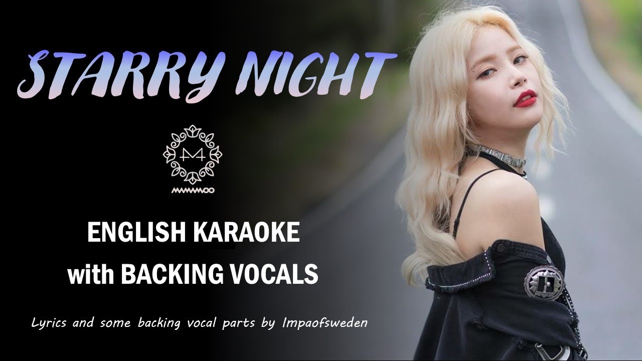 MAMAMOO - STARRY NIGHT - ENGLISH KARAOKE