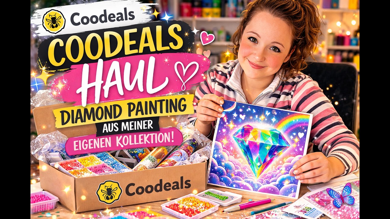 💎 Coodeals HAUL – Diamond Painting aus meiner eigenen Kollektion!