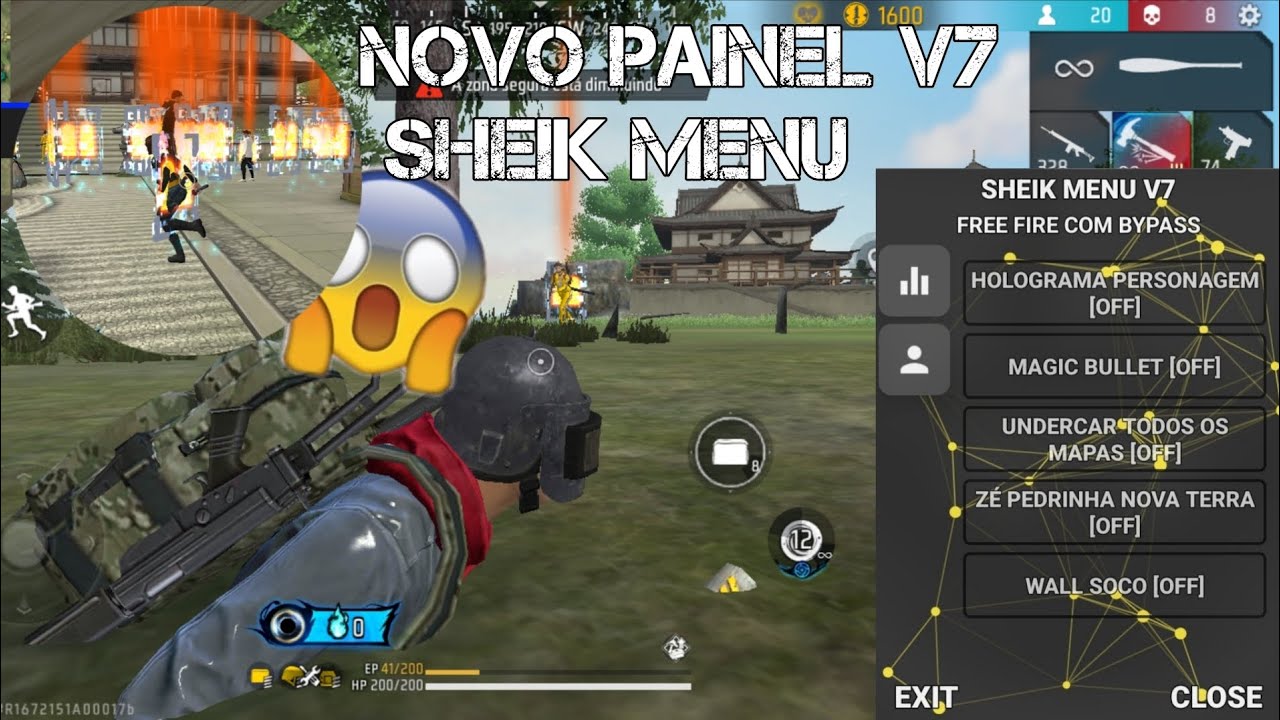 SHEIK MENU V7 SAFE COMPLETO NOVA ATUALIZAÇÃO 1.20.× COM BYPASS