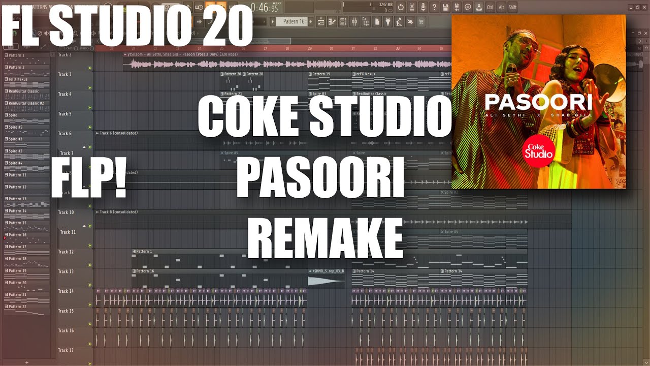 Pasoori Breakdown | Ali Sethi x Shae Gill | Coke Studio | Remake In FL Studio 21 [FREE FLP]