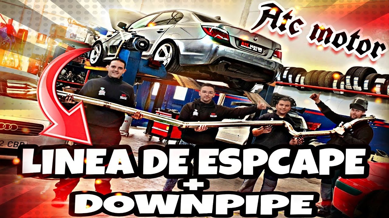 😏 LINEA DE ESCAPE + DOWNPIPE = ¿ SONIDO GASOLINA ?🔥 2/3